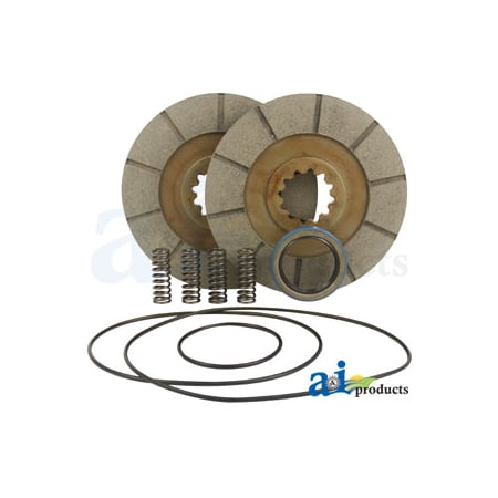 A & I Products Kit; Brake Disc 10" x10" x2" A-1975468C2-KIT